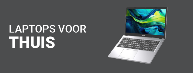 Info banner voor blog over Laptops voor thuis